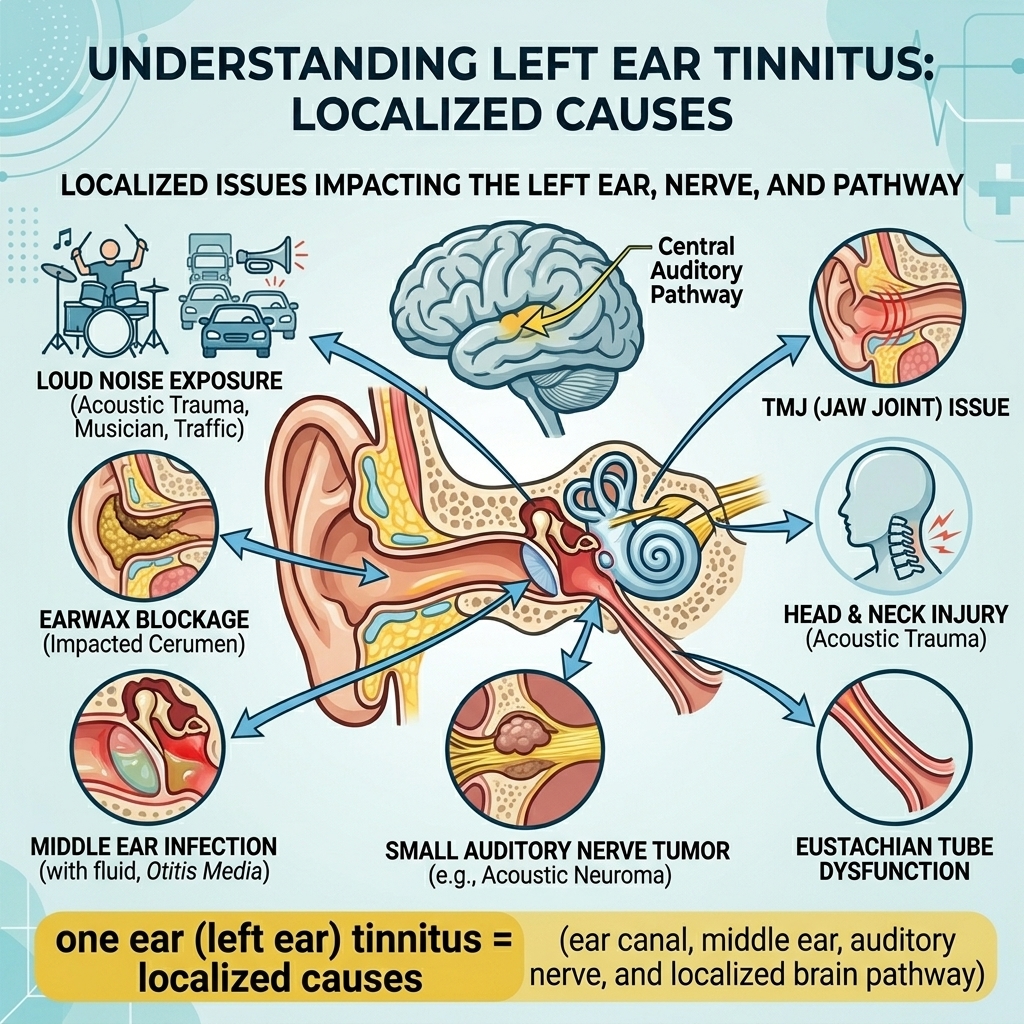 What Does It Mean When Your Left Ear Rings? Causes & What to Do